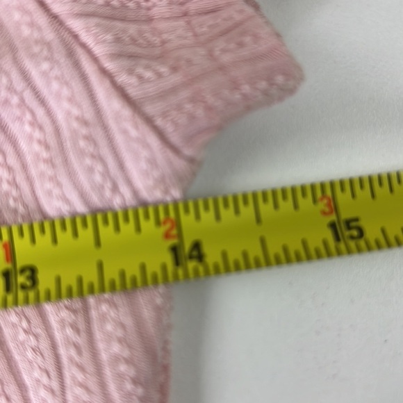 𝅺Zaful Pink Short Sleeve Top with Keyhole  Opening - Picture 7 of 9